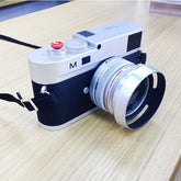 Non-Working Fake Dummy DSLR Camera Model Photo Studio Props for Leica M, Hood Lens
